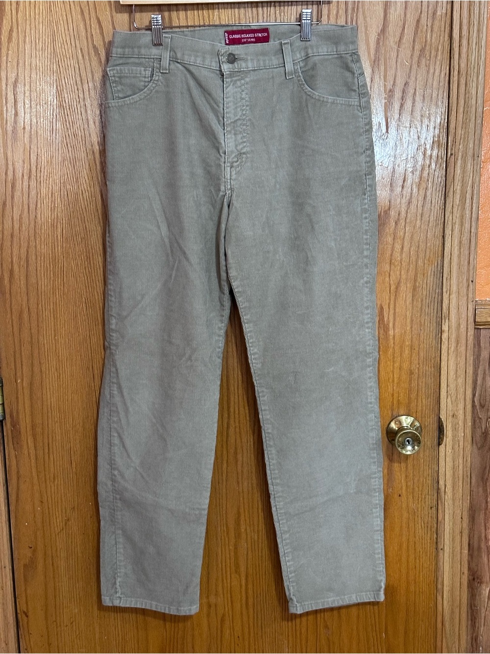 Levi's womens sz 14 550 Corduroy Pants tan